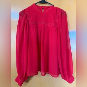 GAP Vibrant Red Women's Blouse
